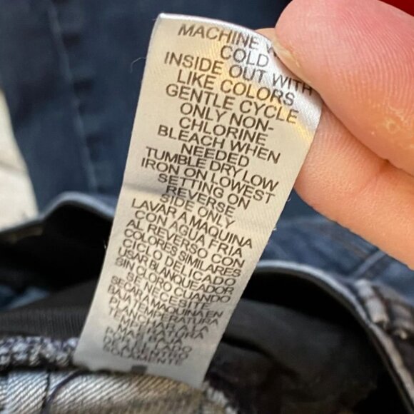 Democracy Women's Jeans Size 2P "Ab" Solution Skinny Dark Wash Denim - Picture 10 of 12